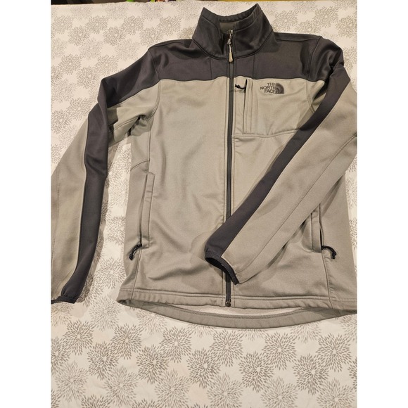 The North Face Other - The North Face Jacket Full Zip Softshell Lightweight Coat Gray Black S